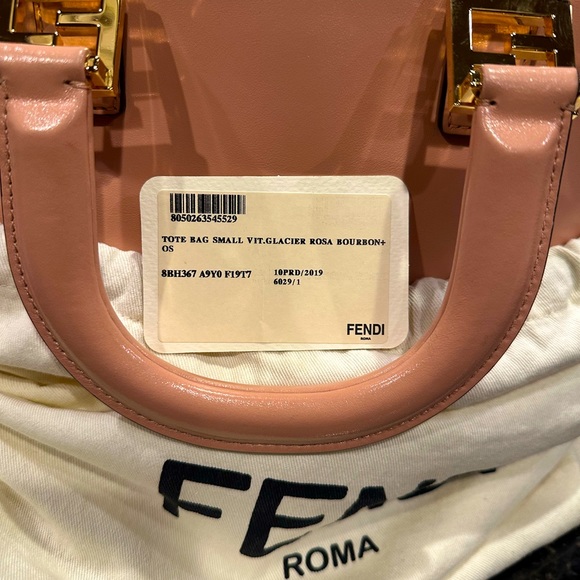 Fendi Vitello Glacier Medium FF Leather tote - Picture 8 of 9